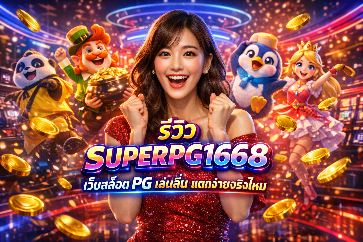 รีวิว SUPERPG1668 เว็บสล็อต PG เล่นลื่น แตกง่ายจริงไหม