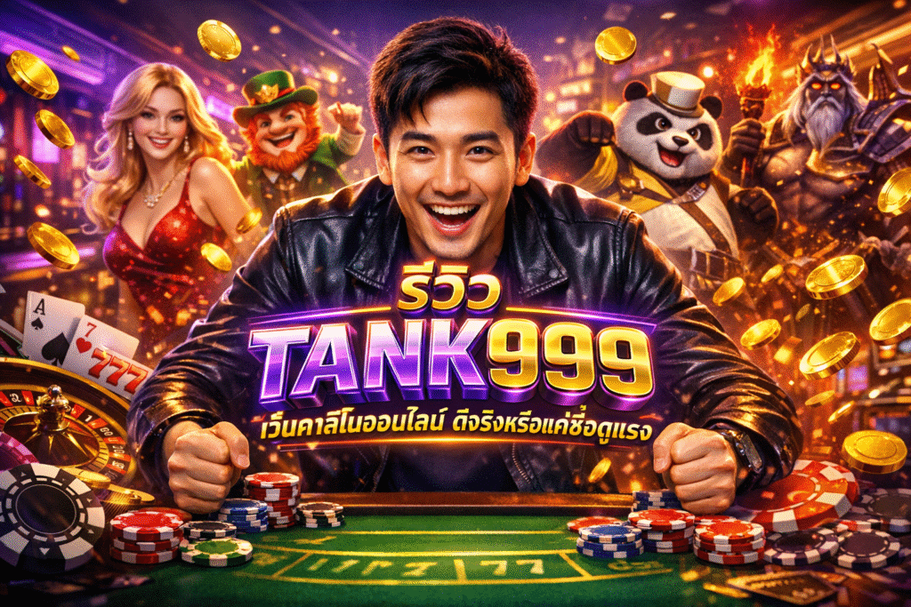 รีวิว TANK999 เว็บคาสิโนออนไลน์ ดีจริงหรือแค่ชื่อดูแรง