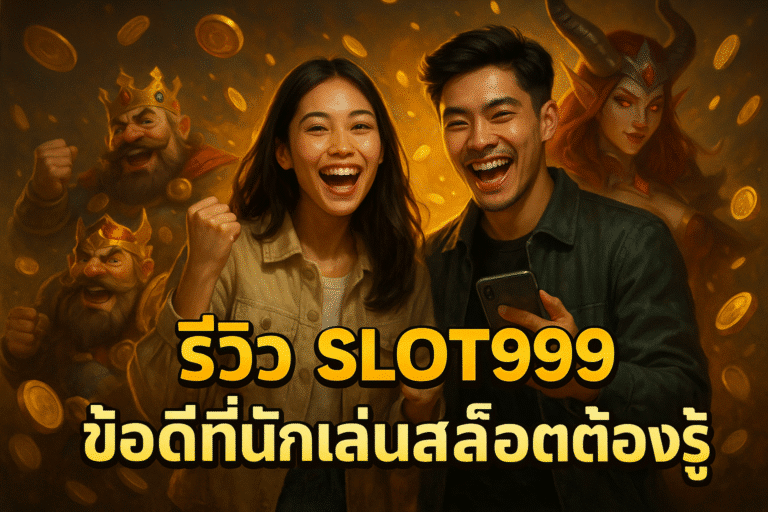 รีวิว SLOT999 ข้อดีที่นักเล่นสล็อตต้องรู้