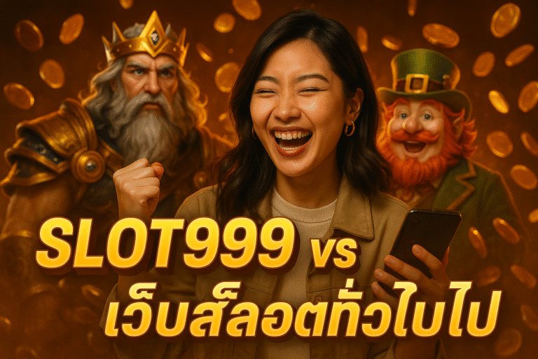 SLOT999 vs เว็บสล็อตทั่วไป เปรียบเทียบให้ชัด